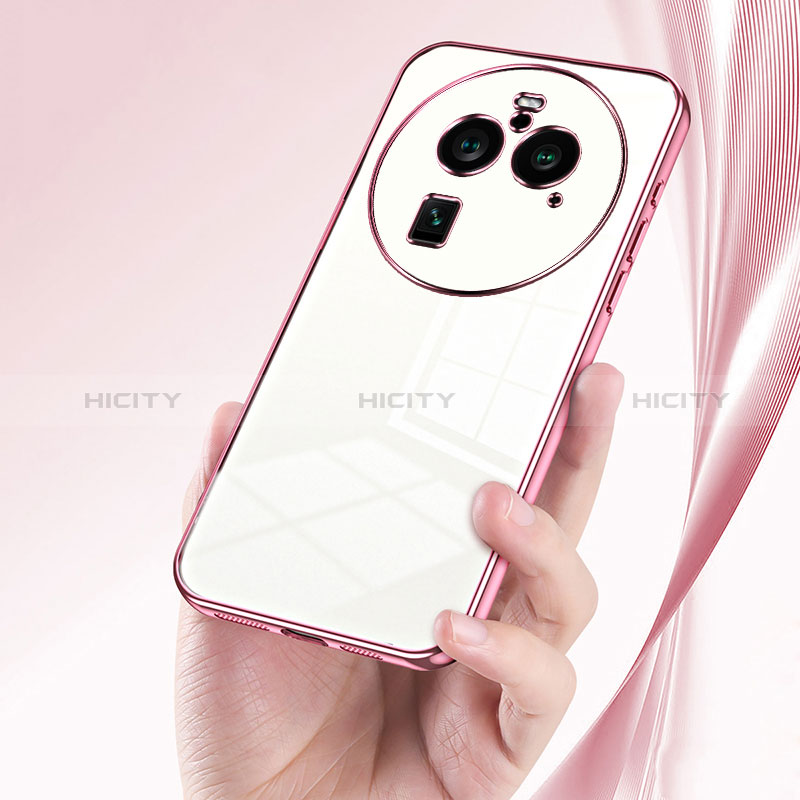 Custodia Silicone Trasparente Ultra Sottile Cover Morbida SY1 per Oppo Find X6 Pro 5G