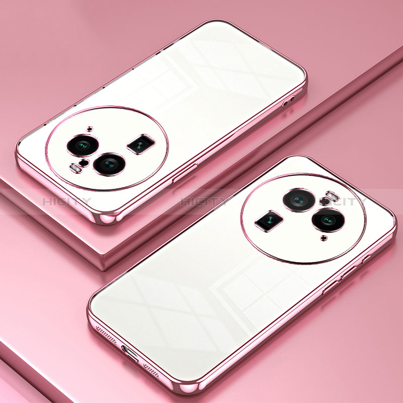 Custodia Silicone Trasparente Ultra Sottile Cover Morbida SY1 per Oppo Find X6 Pro 5G