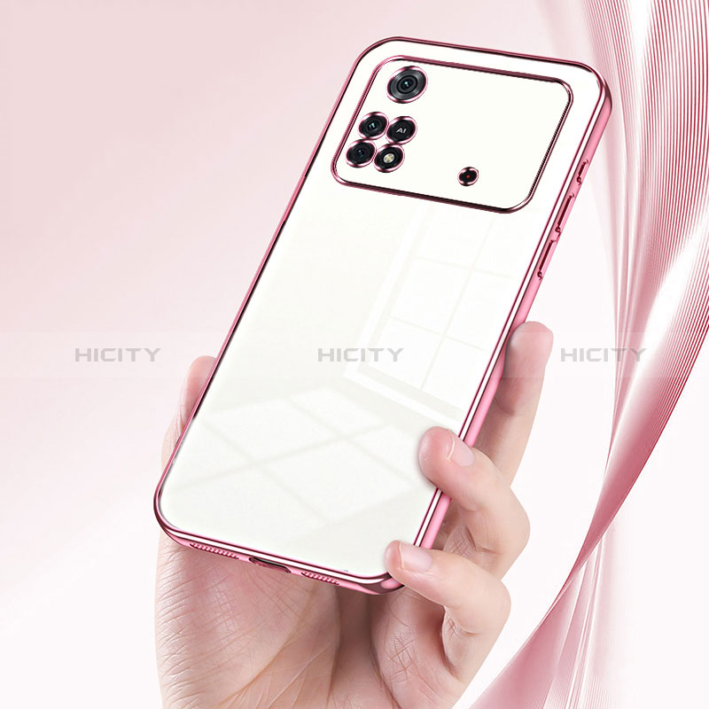 Custodia Silicone Trasparente Ultra Sottile Cover Morbida SY1 per Xiaomi Poco M4 Pro 4G