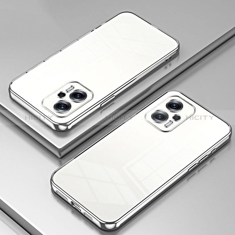 Custodia Silicone Trasparente Ultra Sottile Cover Morbida SY1 per Xiaomi Redmi Note 11T Pro 5G