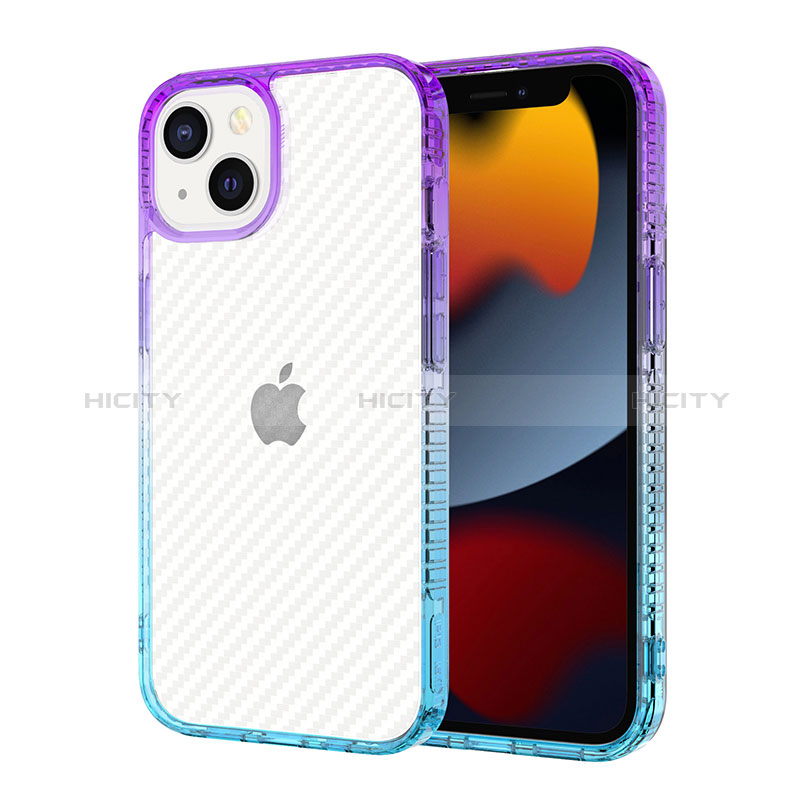 Custodia Silicone Trasparente Ultra Sottile Cover Morbida YJ1 per Apple iPhone 13