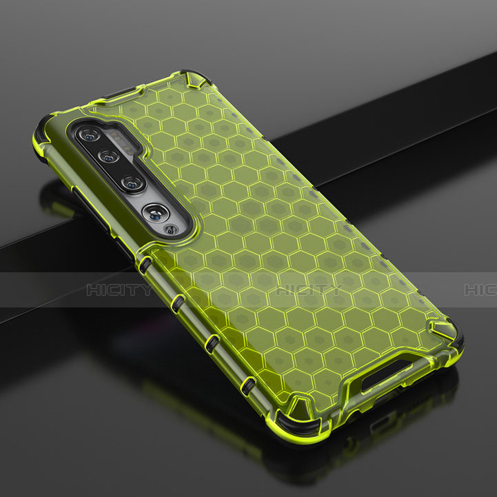 Custodia Silicone Trasparente Ultra Sottile Cover Morbida Z01 per Xiaomi Mi Note 10 Pro Verde