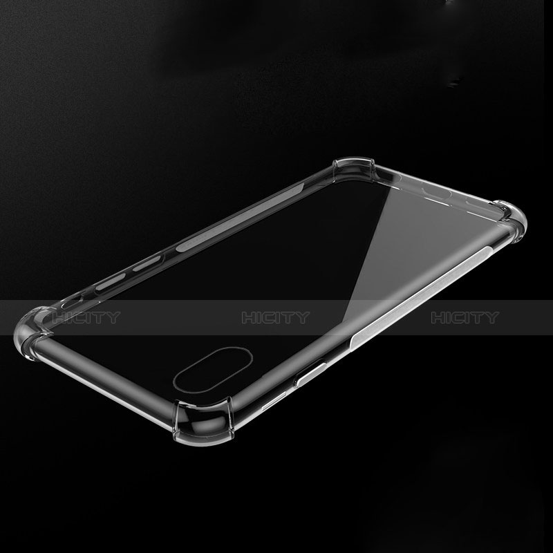 Custodia Silicone Trasparente Ultra Sottile Morbida C07 per Apple iPhone X Chiaro