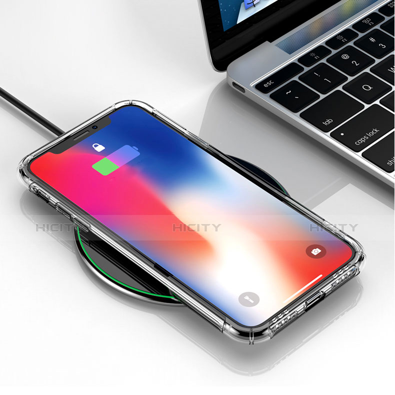 Custodia Silicone Trasparente Ultra Sottile Morbida C17 per Apple iPhone X Chiaro