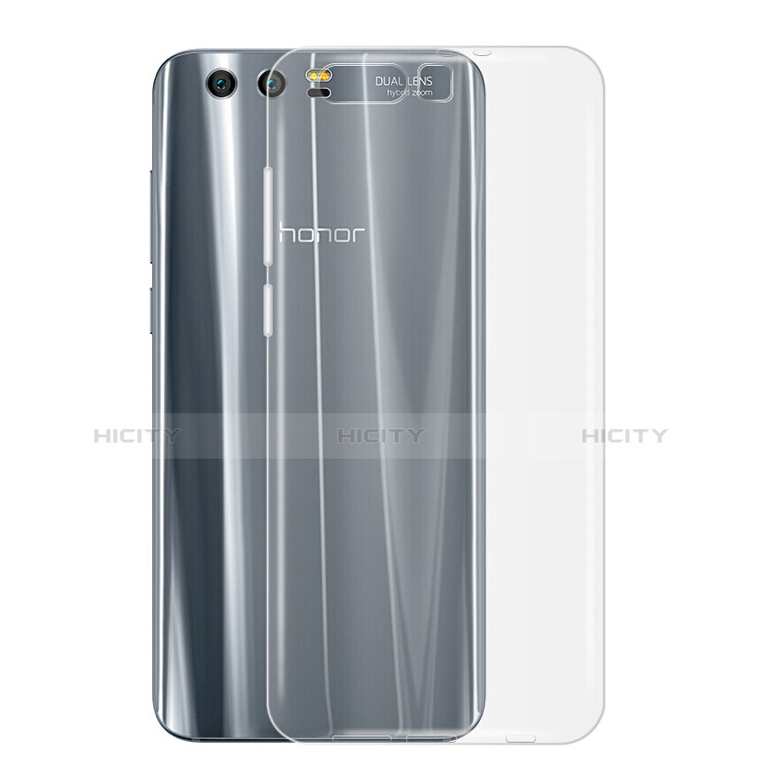 Custodia Silicone Trasparente Ultra Sottile Morbida con Pellicola Protettiva per Huawei Honor 9 Grigio