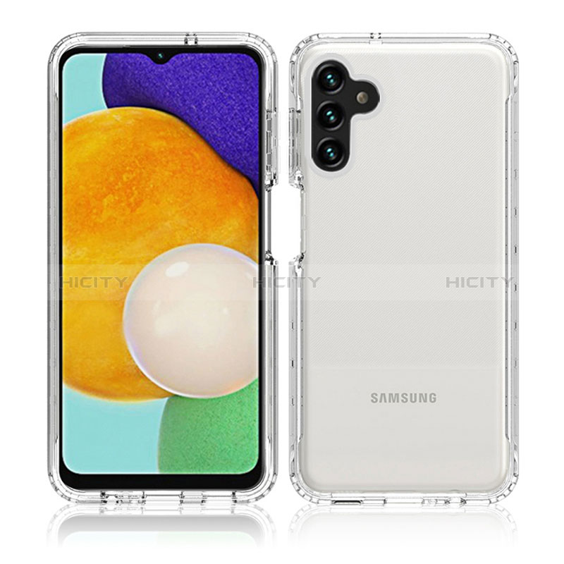 Custodia Silicone Trasparente Ultra Sottile Morbida Cover Fronte e Retro 360 Gradi Sfumato JX1 per Samsung Galaxy A04s