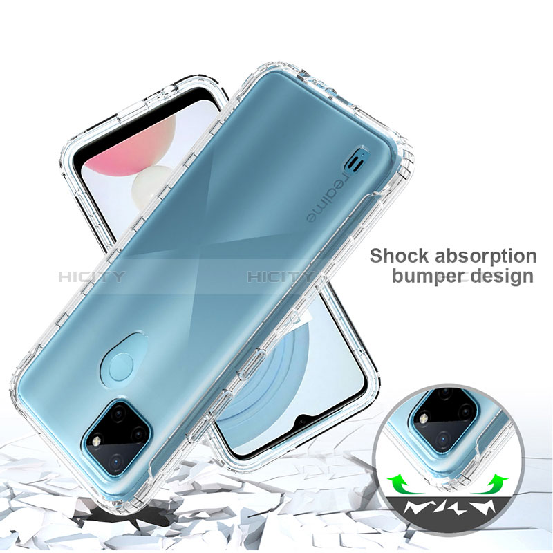 Custodia Silicone Trasparente Ultra Sottile Morbida Cover Fronte e Retro 360 Gradi Sfumato per Realme C25Y