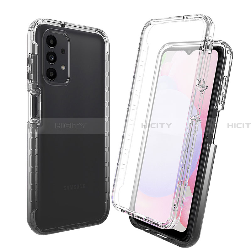 Custodia Silicone Trasparente Ultra Sottile Morbida Cover Fronte e Retro 360 Gradi Sfumato per Samsung Galaxy A13 4G