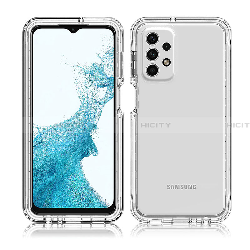 Custodia Silicone Trasparente Ultra Sottile Morbida Cover Fronte e Retro 360 Gradi Sfumato per Samsung Galaxy A23 4G