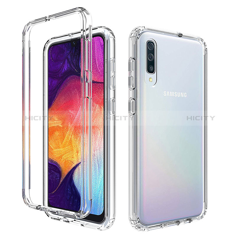 Custodia Silicone Trasparente Ultra Sottile Morbida Cover Fronte e Retro 360 Gradi Sfumato per Samsung Galaxy A30S