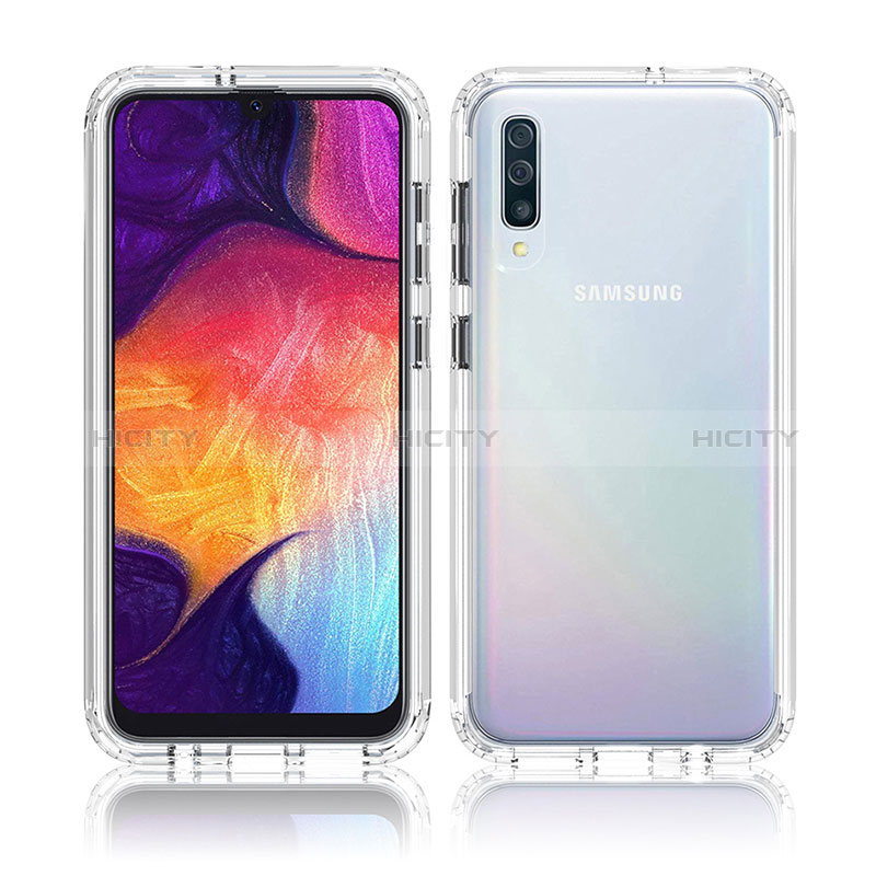 Custodia Silicone Trasparente Ultra Sottile Morbida Cover Fronte e Retro 360 Gradi Sfumato per Samsung Galaxy A30S