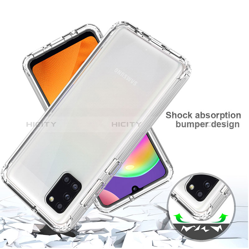 Custodia Silicone Trasparente Ultra Sottile Morbida Cover Fronte e Retro 360 Gradi Sfumato per Samsung Galaxy A31