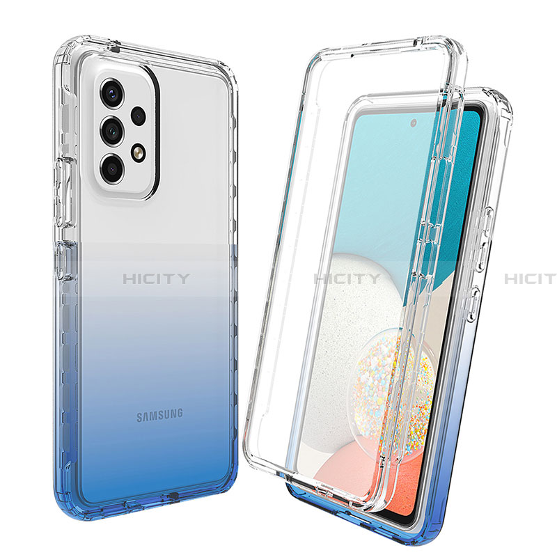 Custodia Silicone Trasparente Ultra Sottile Morbida Cover Fronte e Retro 360 Gradi Sfumato per Samsung Galaxy A33 5G