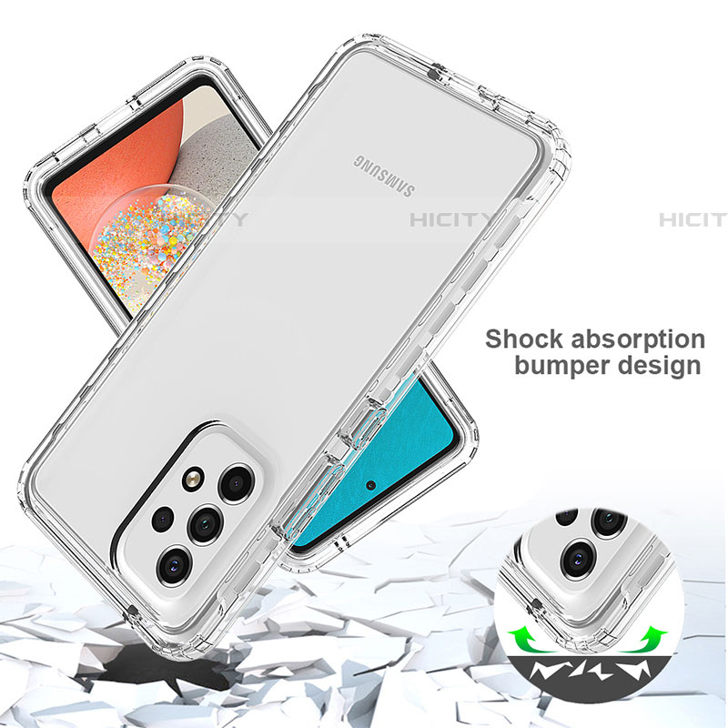 Custodia Silicone Trasparente Ultra Sottile Morbida Cover Fronte e Retro 360 Gradi Sfumato per Samsung Galaxy A53 5G