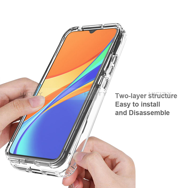 Custodia Silicone Trasparente Ultra Sottile Morbida Cover Fronte e Retro 360 Gradi Sfumato per Xiaomi Redmi 9 Activ