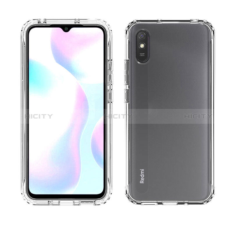 Custodia Silicone Trasparente Ultra Sottile Morbida Cover Fronte e Retro 360 Gradi Sfumato per Xiaomi Redmi 9A