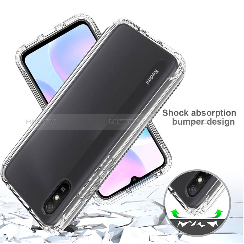 Custodia Silicone Trasparente Ultra Sottile Morbida Cover Fronte e Retro 360 Gradi Sfumato per Xiaomi Redmi 9AT