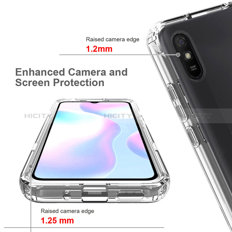 Custodia Silicone Trasparente Ultra Sottile Morbida Cover Fronte e Retro 360 Gradi Sfumato per Xiaomi Redmi 9i