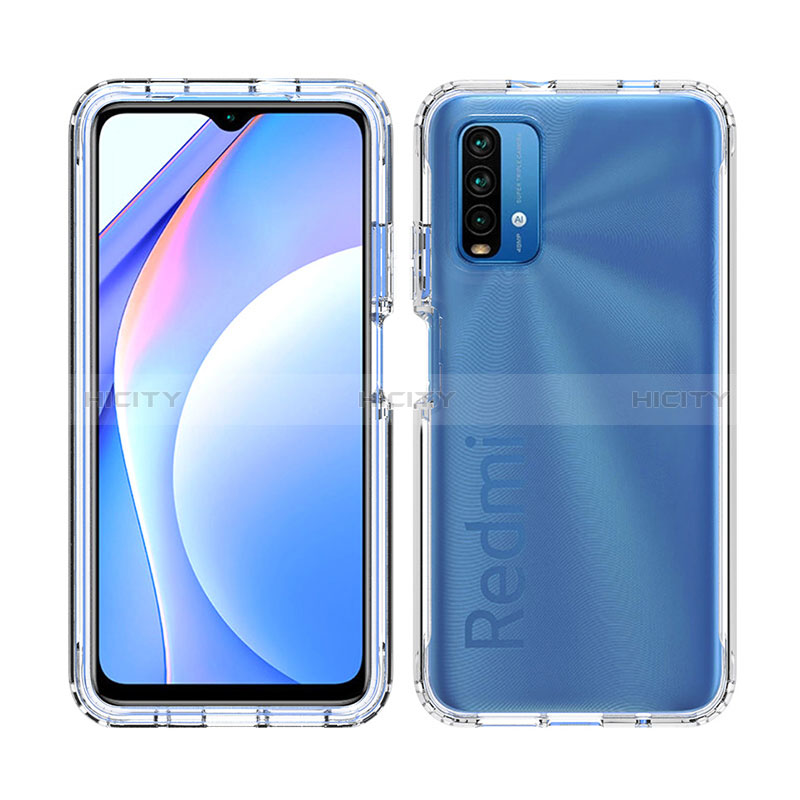 Custodia Silicone Trasparente Ultra Sottile Morbida Cover Fronte e Retro 360 Gradi Sfumato per Xiaomi Redmi 9T 4G