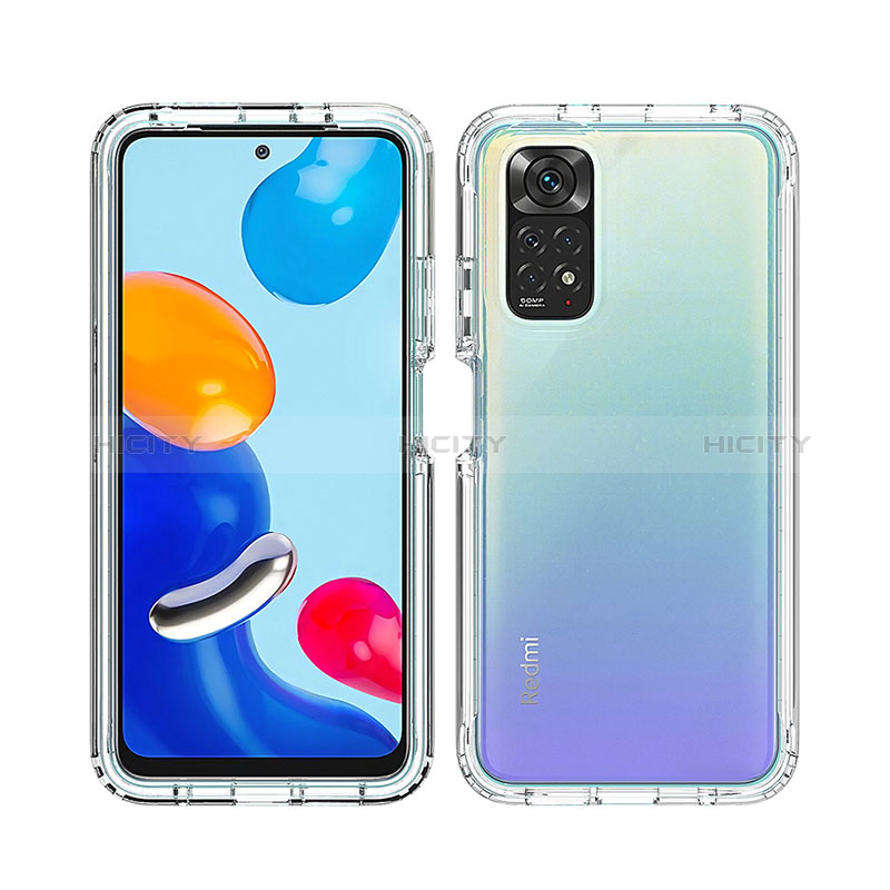 Custodia Silicone Trasparente Ultra Sottile Morbida Cover Fronte e Retro 360 Gradi Sfumato per Xiaomi Redmi Note 11 Pro 5G