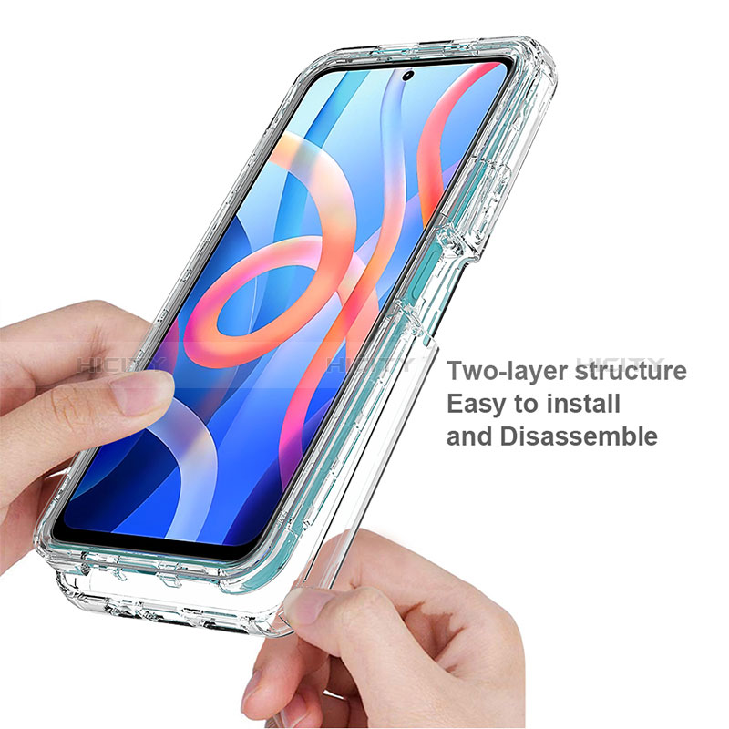 Custodia Silicone Trasparente Ultra Sottile Morbida Cover Fronte e Retro 360 Gradi Sfumato per Xiaomi Redmi Note 11S 5G