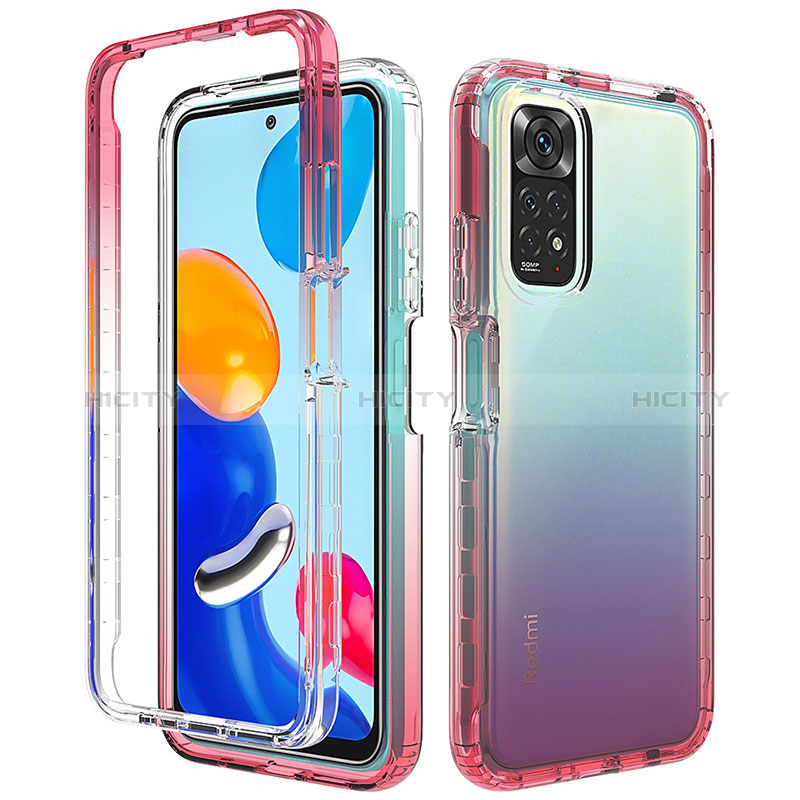 Custodia Silicone Trasparente Ultra Sottile Morbida Cover Fronte e Retro 360 Gradi Sfumato per Xiaomi Redmi Note 12 Pro 4G