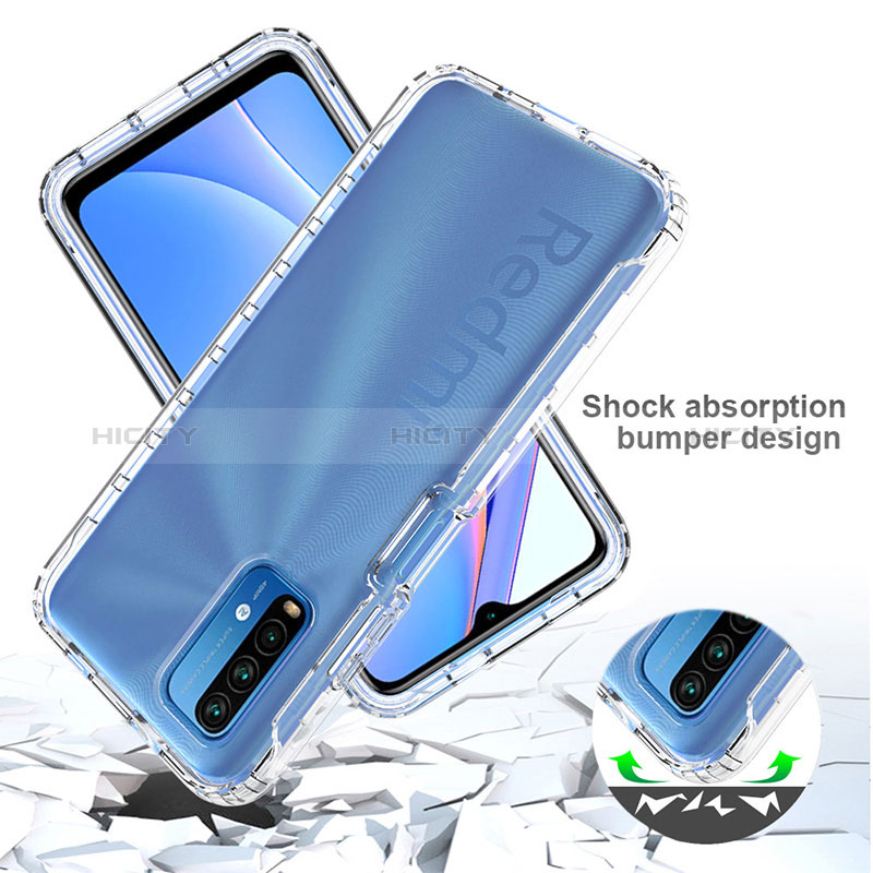 Custodia Silicone Trasparente Ultra Sottile Morbida Cover Fronte e Retro 360 Gradi Sfumato per Xiaomi Redmi Note 9 4G