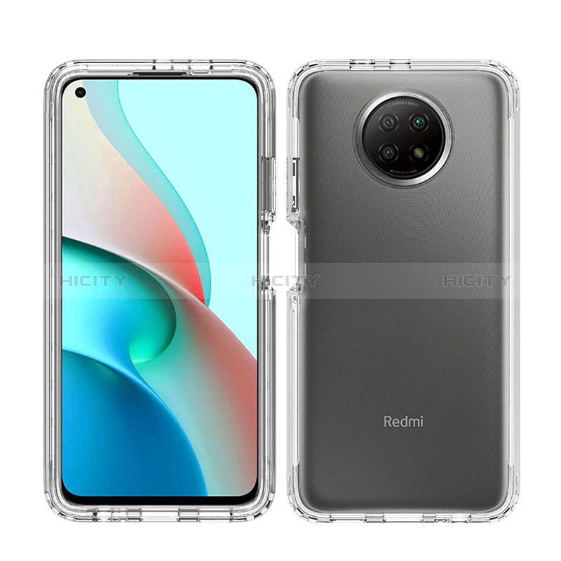 Custodia Silicone Trasparente Ultra Sottile Morbida Cover Fronte e Retro 360 Gradi Sfumato per Xiaomi Redmi Note 9T 5G