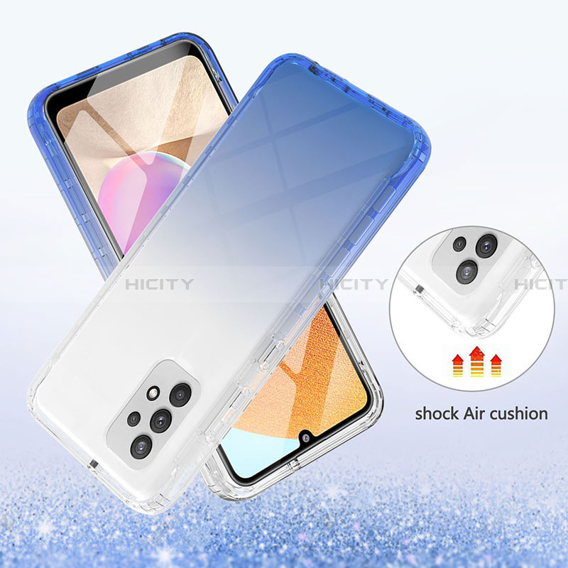 Custodia Silicone Trasparente Ultra Sottile Morbida Cover Fronte e Retro 360 Gradi Sfumato ZJ1 per Samsung Galaxy A32 4G