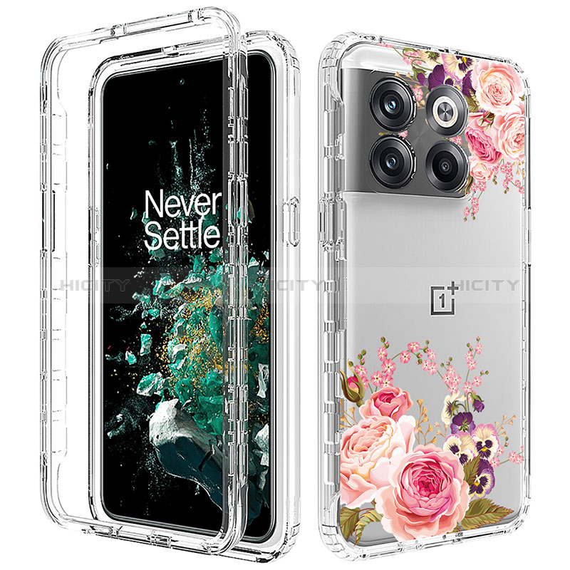 Custodia Silicone Trasparente Ultra Sottile Morbida Cover Fronte e Retro 360 JX1 per OnePlus Ace Pro 5G