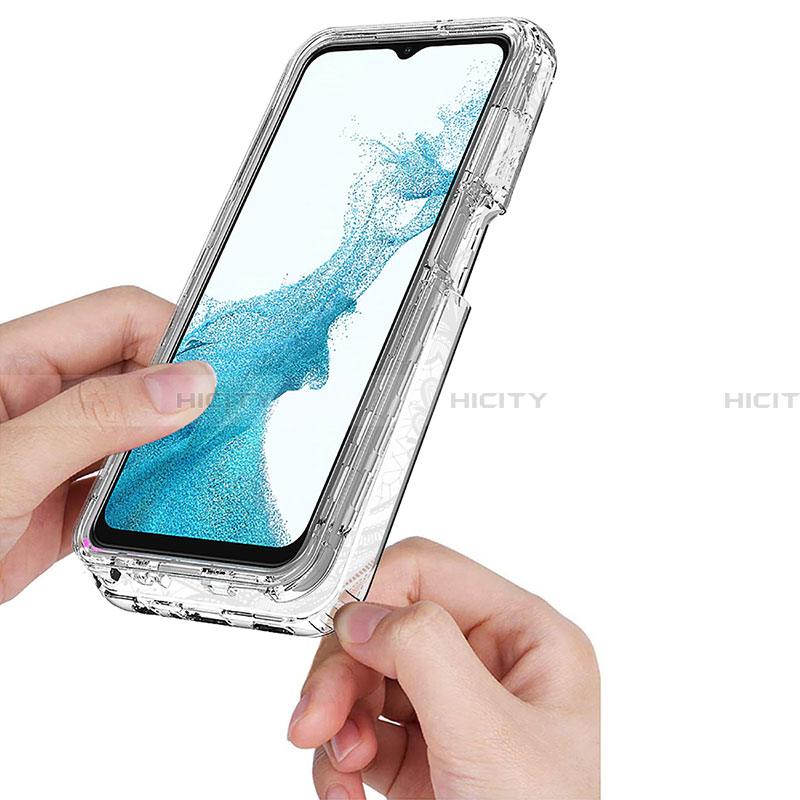 Custodia Silicone Trasparente Ultra Sottile Morbida Cover Fronte e Retro 360 JX1 per Samsung Galaxy A23 4G