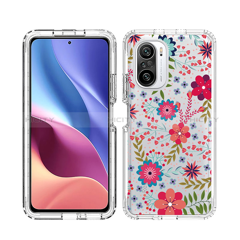 Custodia Silicone Trasparente Ultra Sottile Morbida Cover Fronte e Retro 360 JX1 per Xiaomi Redmi K40 Pro 5G