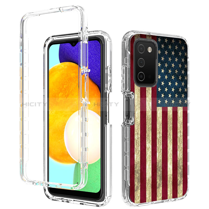 Custodia Silicone Trasparente Ultra Sottile Morbida Cover Fronte e Retro 360 JX4 per Samsung Galaxy A02s