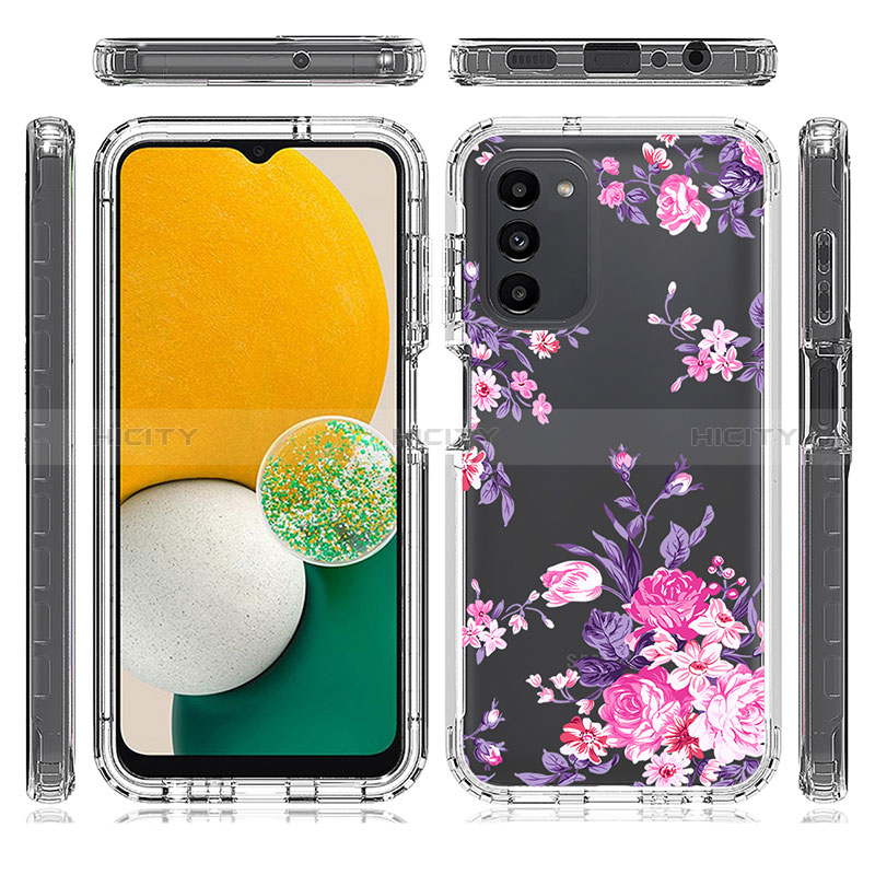 Custodia Silicone Trasparente Ultra Sottile Morbida Cover Fronte e Retro 360 JX4 per Samsung Galaxy A02s