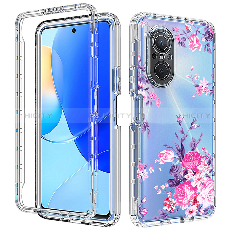 Custodia Silicone Trasparente Ultra Sottile Morbida Cover Fronte e Retro 360 per Huawei Nova 9 SE