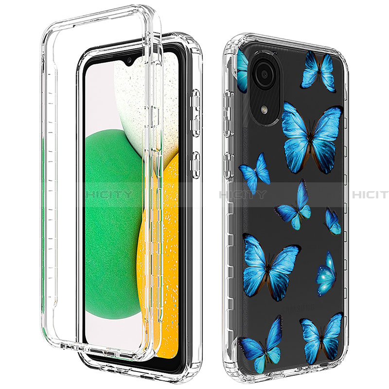 Custodia Silicone Trasparente Ultra Sottile Morbida Cover Fronte e Retro 360 per Samsung Galaxy A03 Core