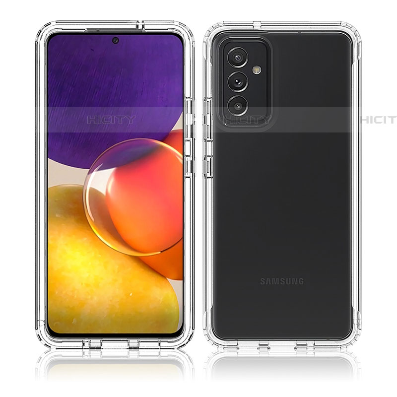 Custodia Silicone Trasparente Ultra Sottile Morbida Cover Fronte e Retro 360 per Samsung Galaxy A05s Chiaro