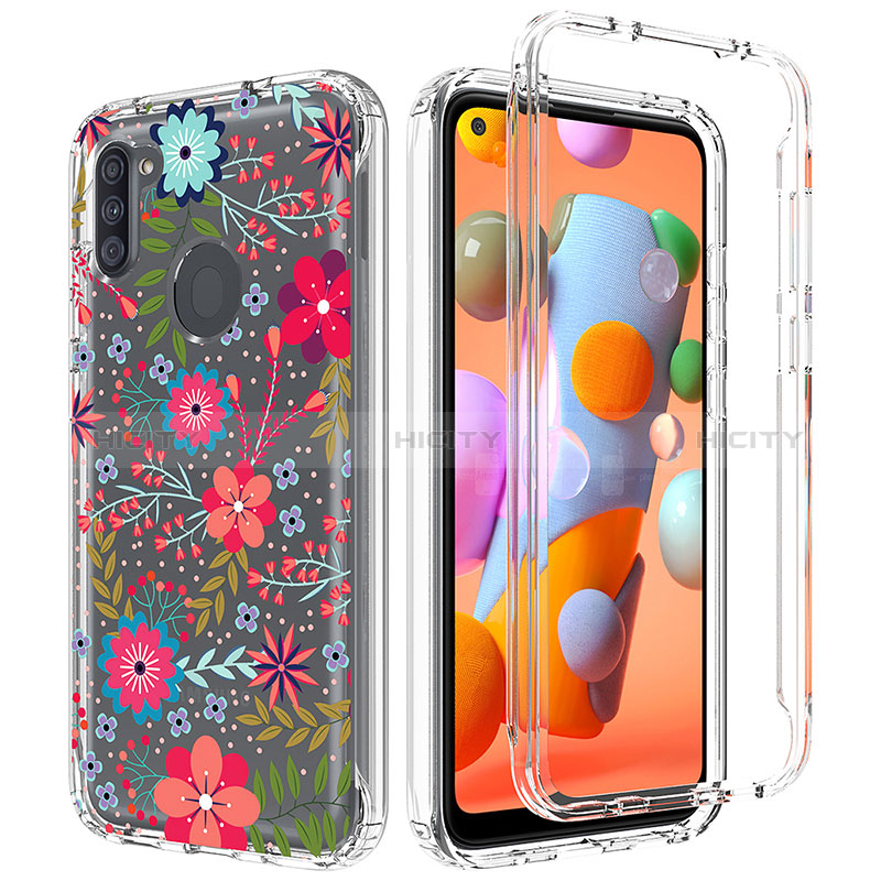 Custodia Silicone Trasparente Ultra Sottile Morbida Cover Fronte e Retro 360 per Samsung Galaxy A11