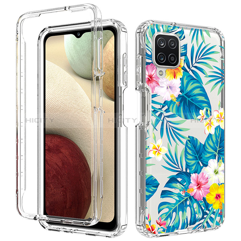 Custodia Silicone Trasparente Ultra Sottile Morbida Cover Fronte e Retro 360 per Samsung Galaxy A12