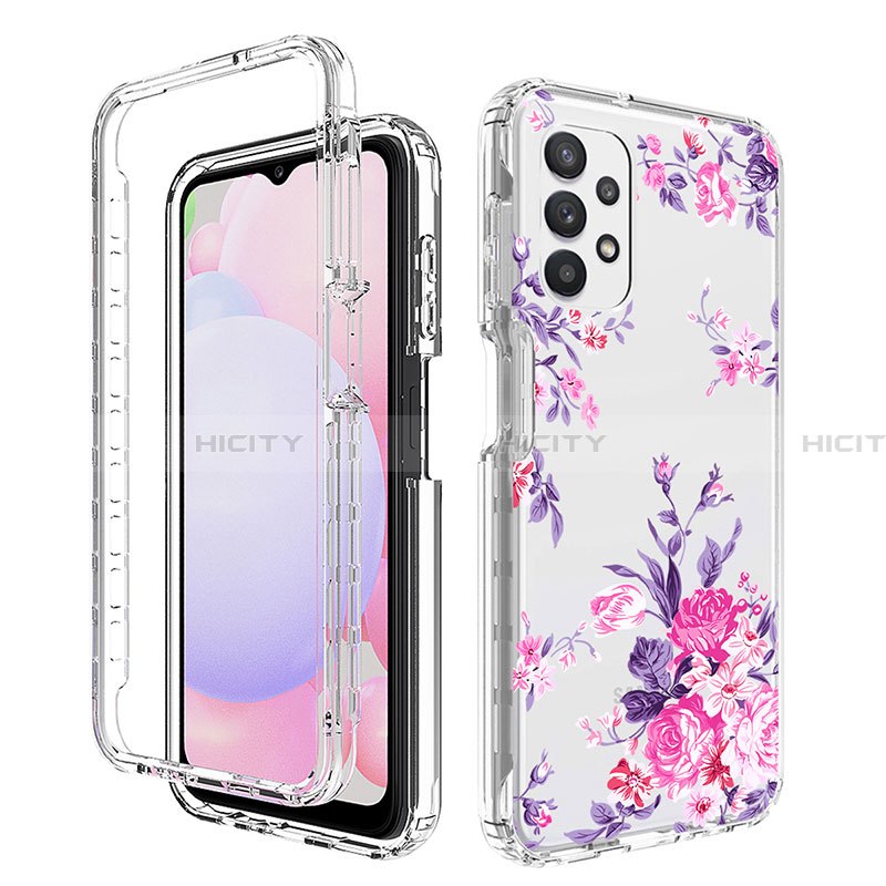 Custodia Silicone Trasparente Ultra Sottile Morbida Cover Fronte e Retro 360 per Samsung Galaxy A13 4G