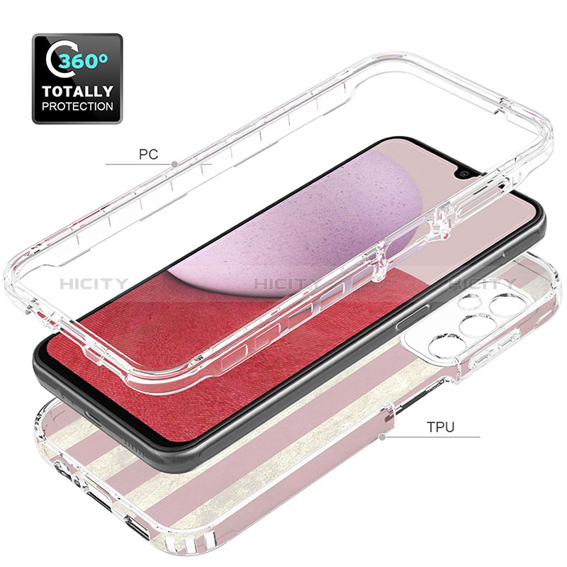 Custodia Silicone Trasparente Ultra Sottile Morbida Cover Fronte e Retro 360 per Samsung Galaxy A14 4G