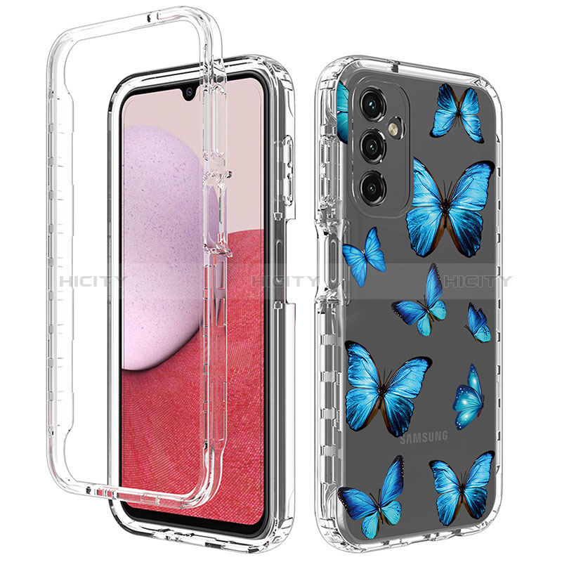 Custodia Silicone Trasparente Ultra Sottile Morbida Cover Fronte e Retro 360 per Samsung Galaxy A14 4G