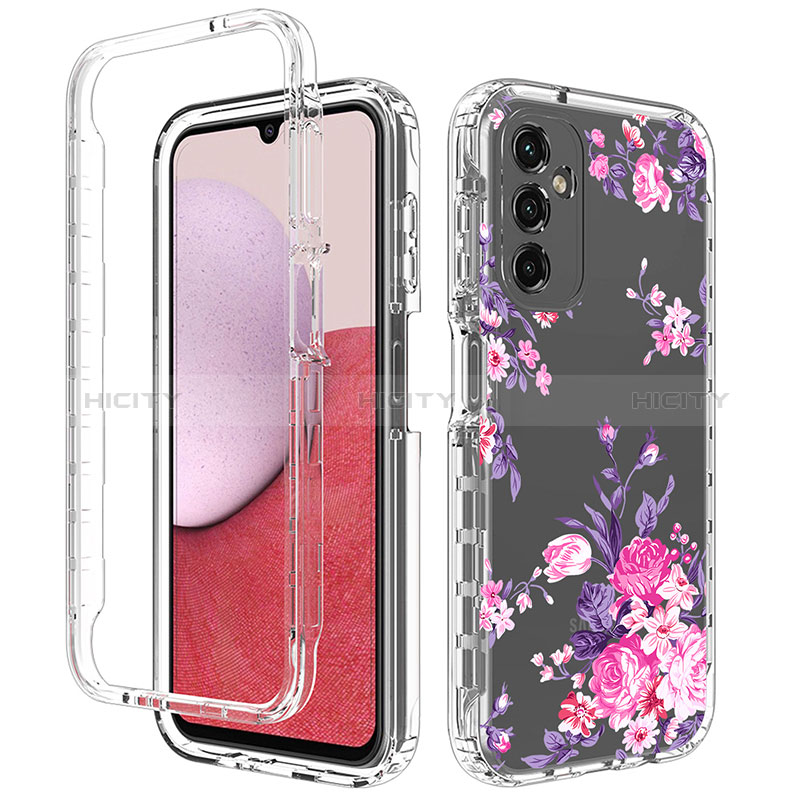 Custodia Silicone Trasparente Ultra Sottile Morbida Cover Fronte e Retro 360 per Samsung Galaxy A14 4G