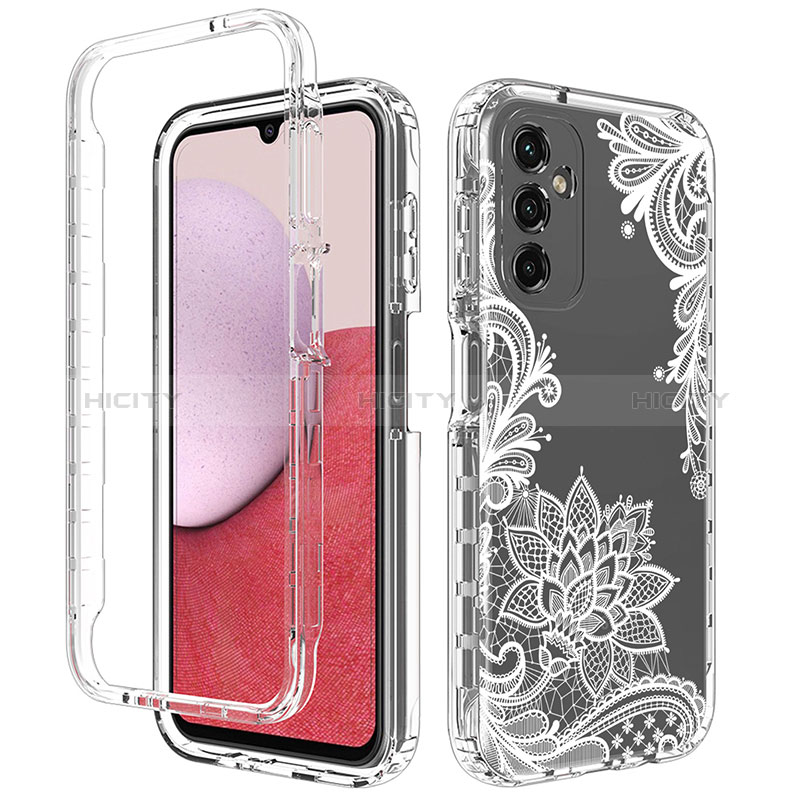 Custodia Silicone Trasparente Ultra Sottile Morbida Cover Fronte e Retro 360 per Samsung Galaxy A14 4G