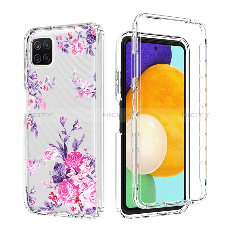 Custodia Silicone Trasparente Ultra Sottile Morbida Cover Fronte e Retro 360 per Samsung Galaxy A22s 5G