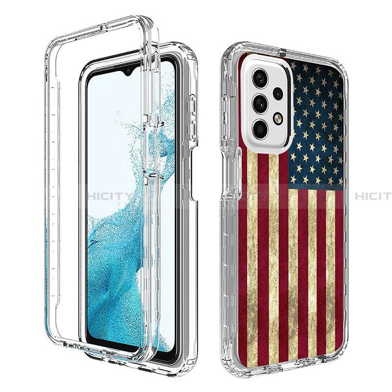 Custodia Silicone Trasparente Ultra Sottile Morbida Cover Fronte e Retro 360 per Samsung Galaxy A23 4G