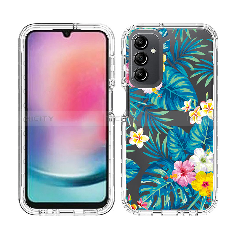 Custodia Silicone Trasparente Ultra Sottile Morbida Cover Fronte e Retro 360 per Samsung Galaxy A24 4G