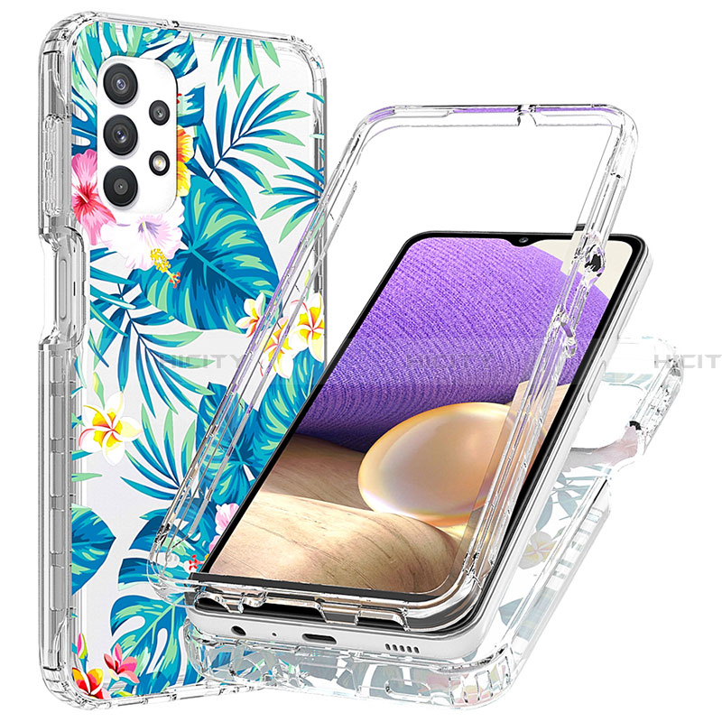 Custodia Silicone Trasparente Ultra Sottile Morbida Cover Fronte e Retro 360 per Samsung Galaxy A32 4G