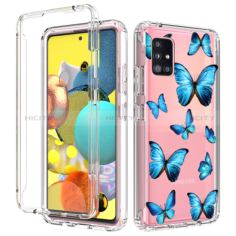 Custodia Silicone Trasparente Ultra Sottile Morbida Cover Fronte e Retro 360 per Samsung Galaxy A51 5G