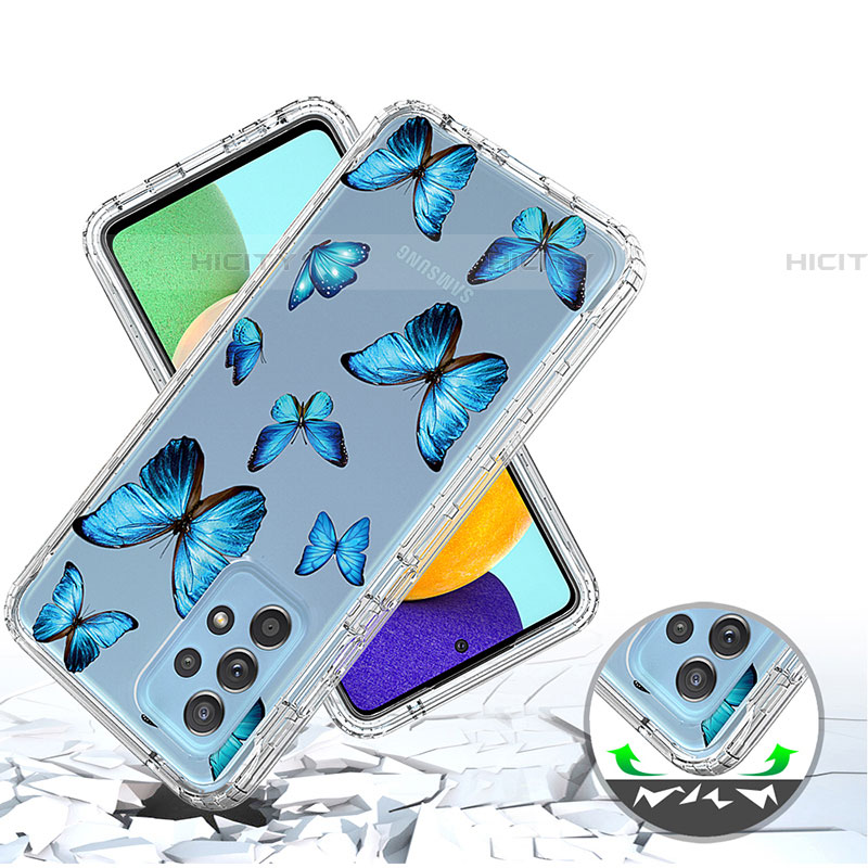 Custodia Silicone Trasparente Ultra Sottile Morbida Cover Fronte e Retro 360 per Samsung Galaxy A52 4G